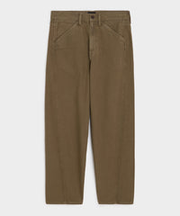 Relaxed Barrel Jean in Brown