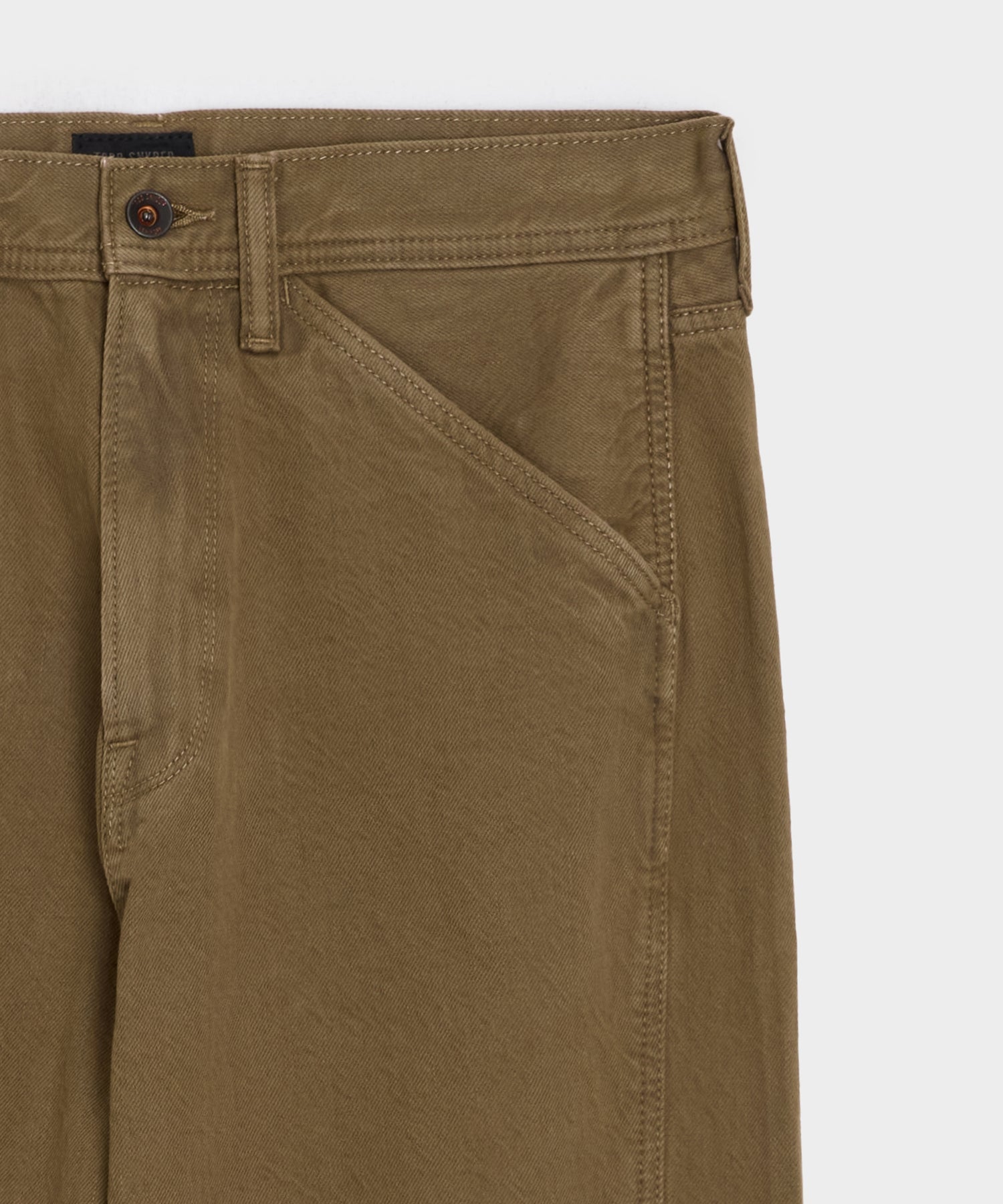 Relaxed Barrel Jean in Brown