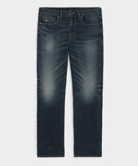 Straight Fit Jean In Slub Worn Wash