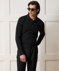 Cotton Jacquard Polo
