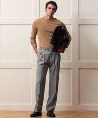Italian Wool Houndstooth Wythe Trouser