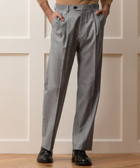 Italian Wool Houndstooth Wythe Trouser