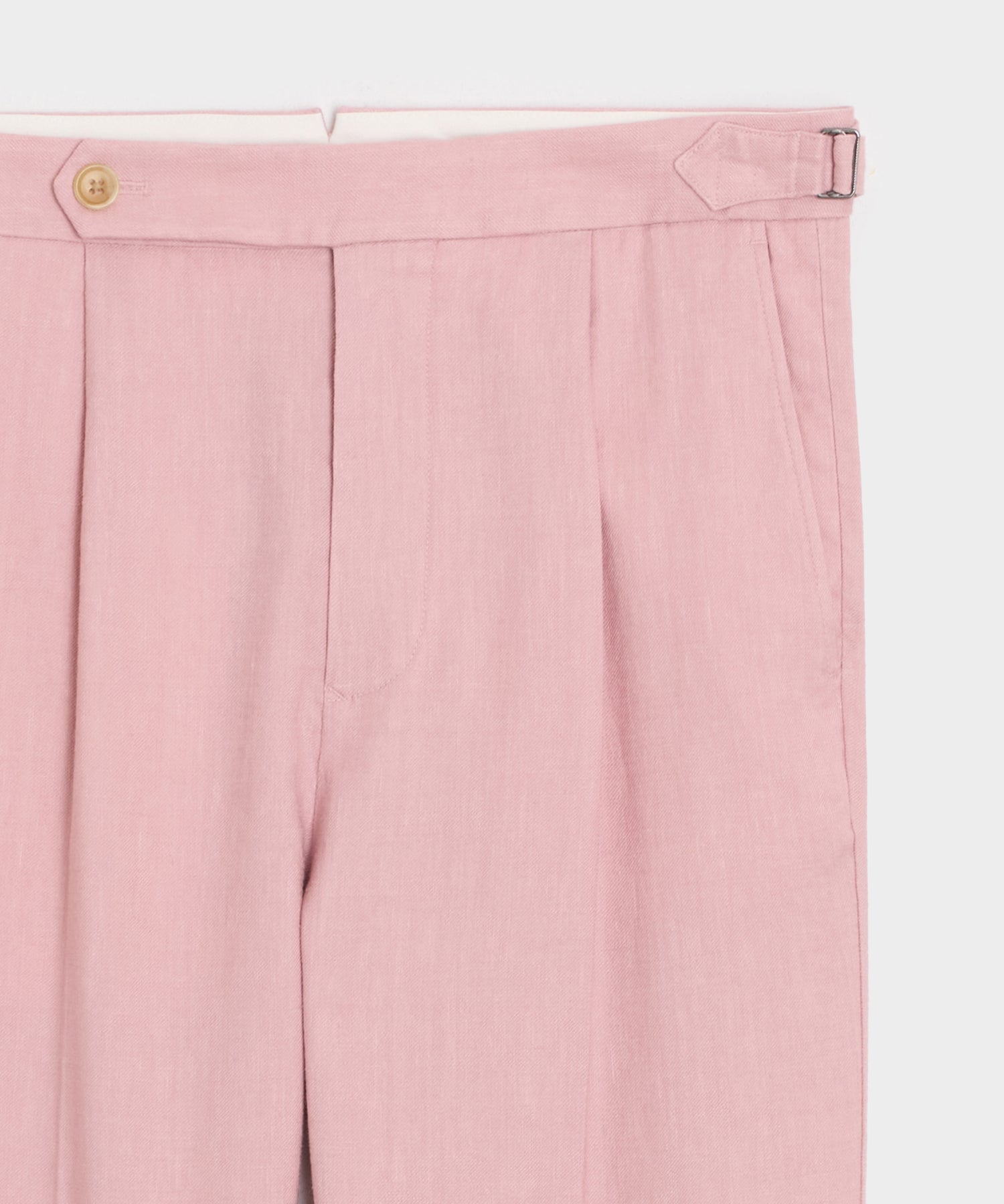 Italian Linen Side Tab Trouser