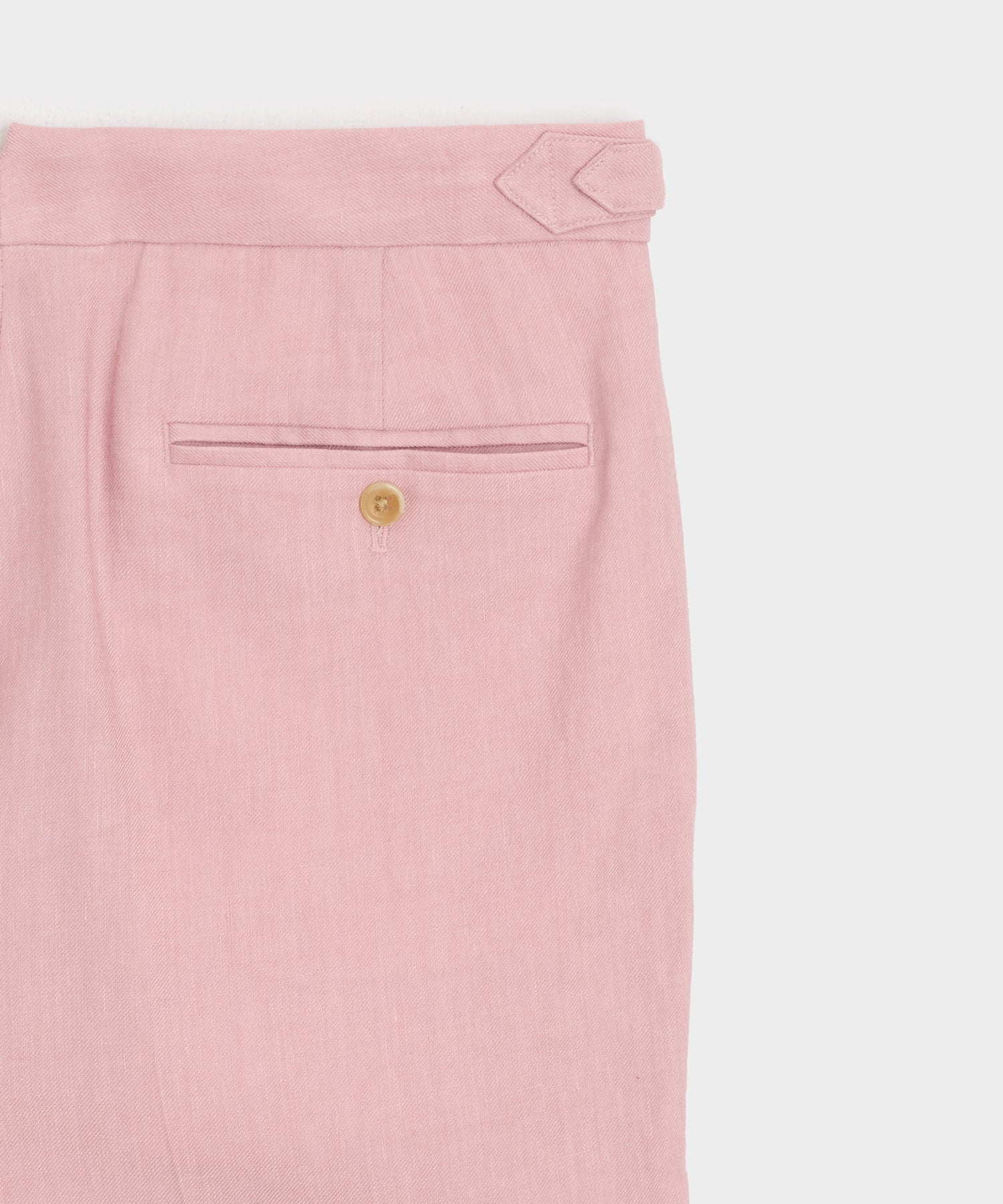 Italian Linen Side Tab Trouser