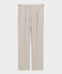 Italian Linen Side Tab Trouser