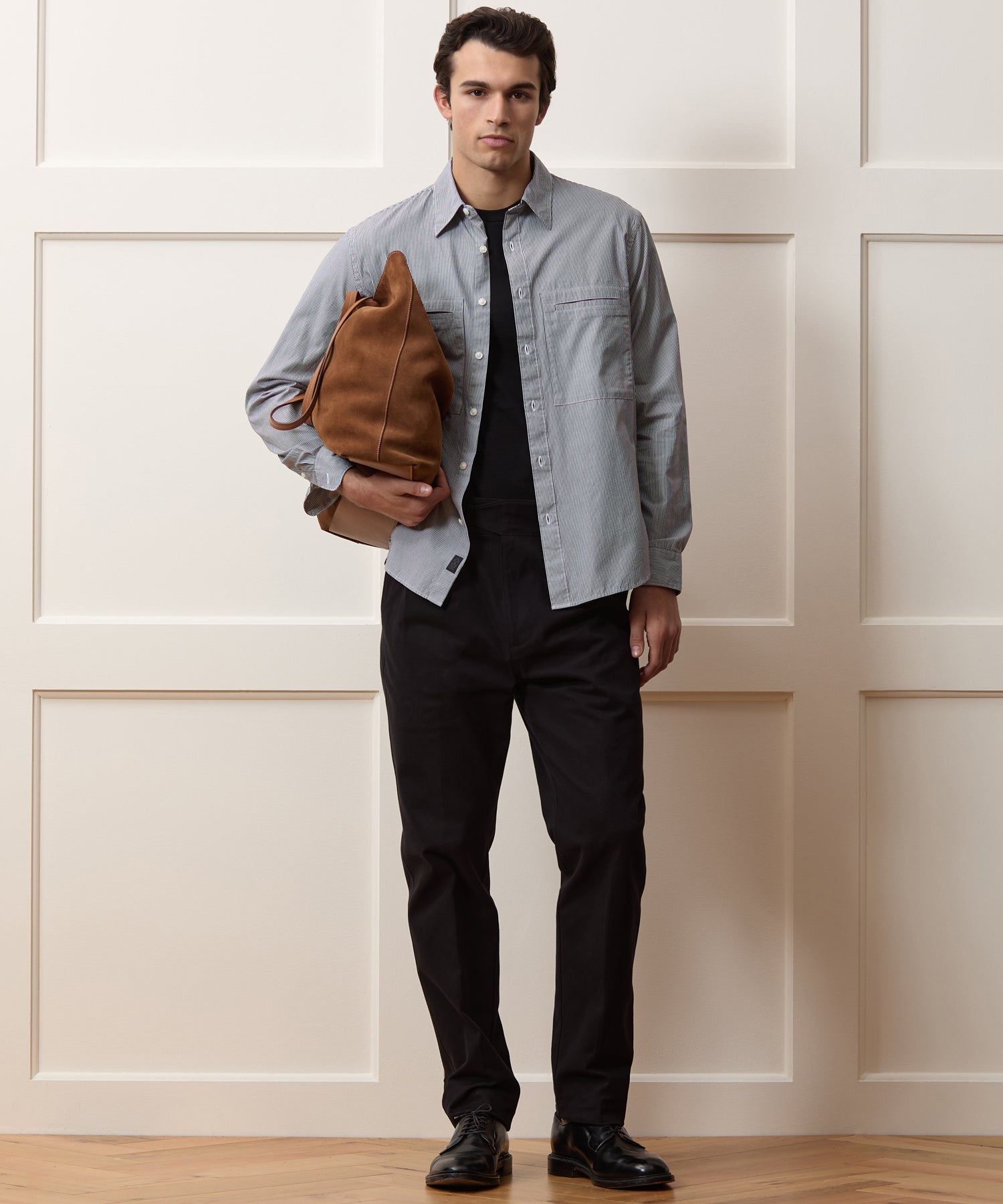 Welt Pocket Poplin Big Shirt