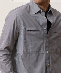 Welt Pocket Poplin Big Shirt