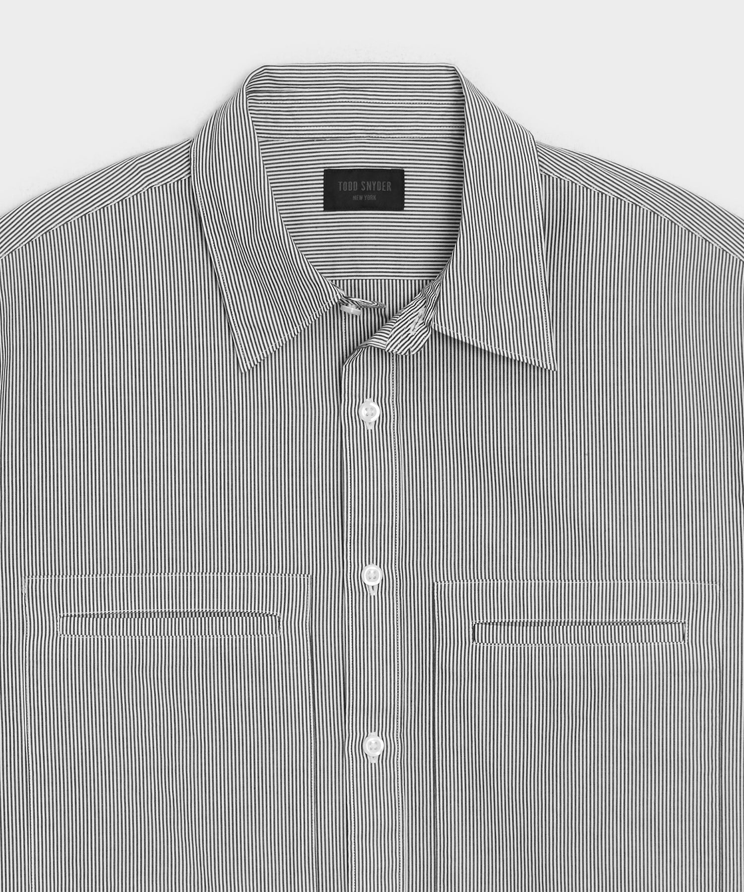 Welt Pocket Poplin Big Shirt