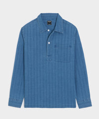 Jacquard Denim Popover