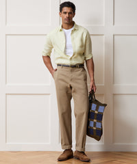 Slim Sea Soft Irish Linen Point Collar Shirt