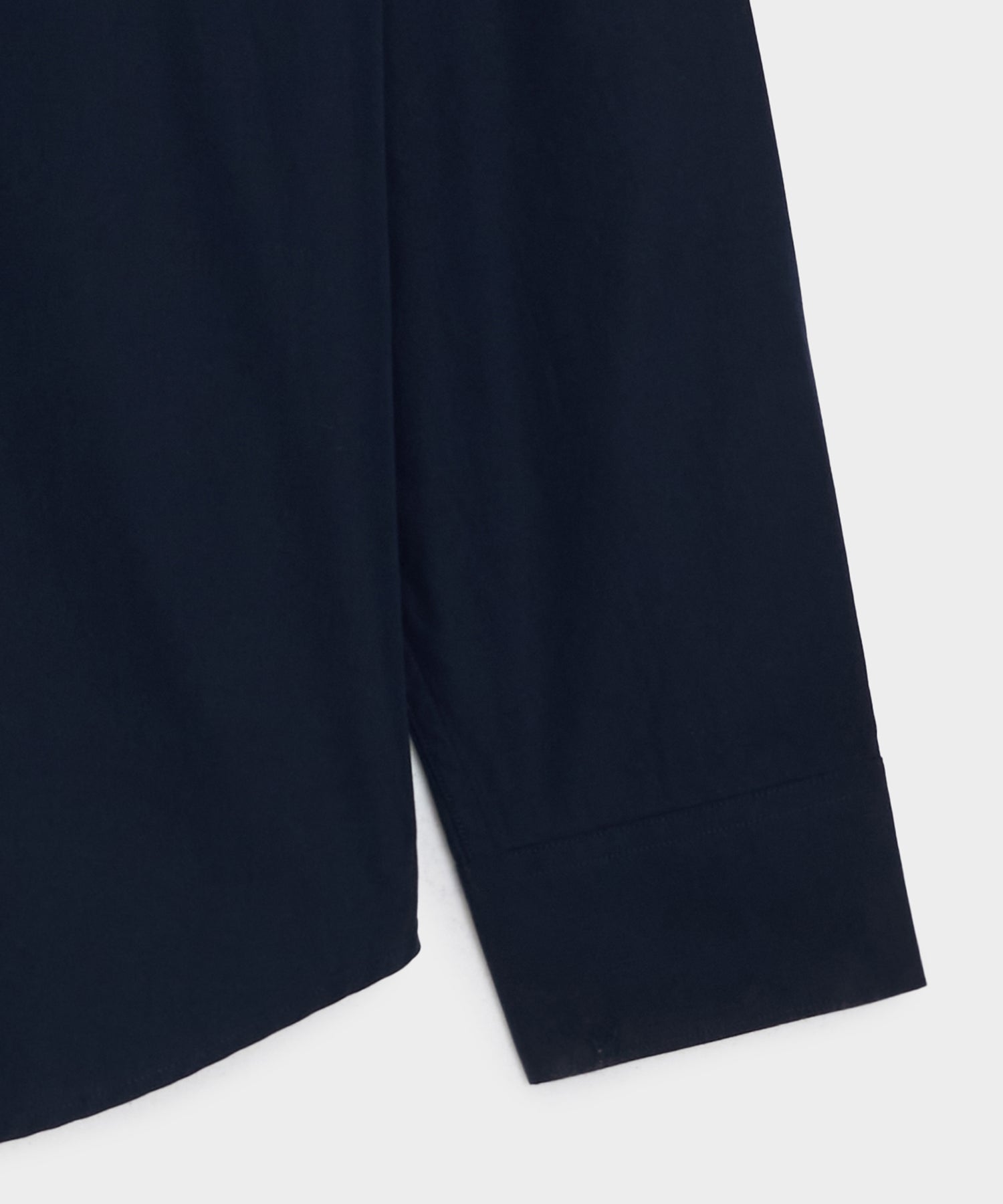Poplin Band Collar Big Shirt