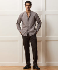 Poplin Band Collar Big Shirt