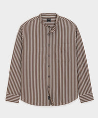 Poplin Band Collar Big Shirt