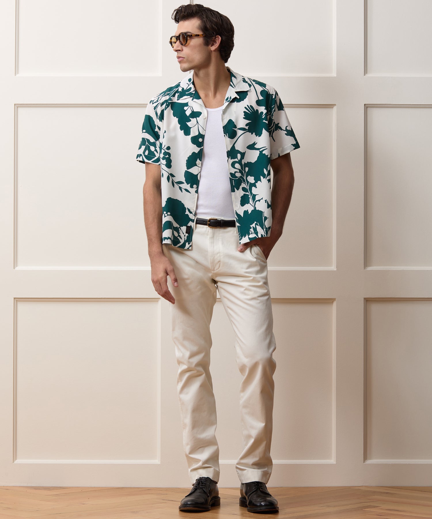 Silk-Cotton Capri Shirt