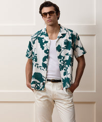 Silk-Cotton Capri Shirt