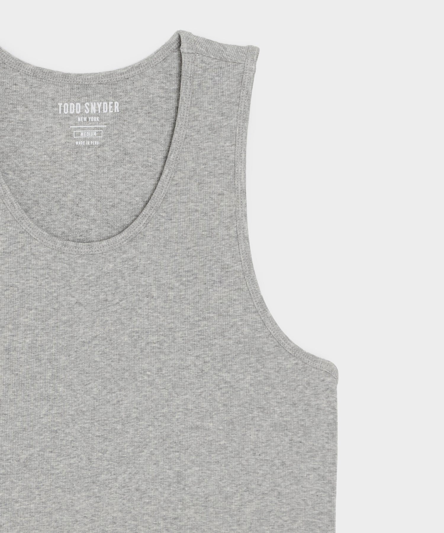 Slim Ribbed Tank