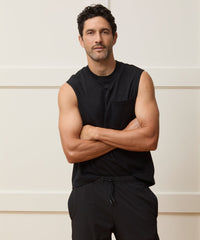 Boxy Jersey Muscle Tank