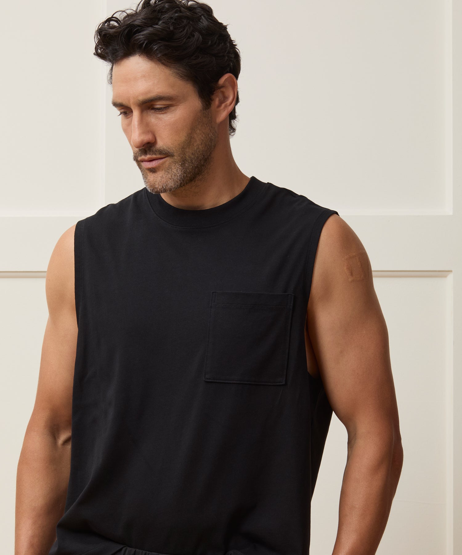 Boxy Jersey Muscle Tank