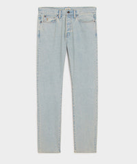 Slim Selvedge Jean in Faded Light Indigo