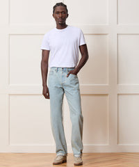Straight Fit Selvedge Jean in Light Indigo