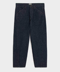 Relaxed Barrel Jean in Indigo Rinse
