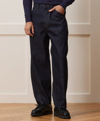 Relaxed Barrel Jean in Indigo Rinse
