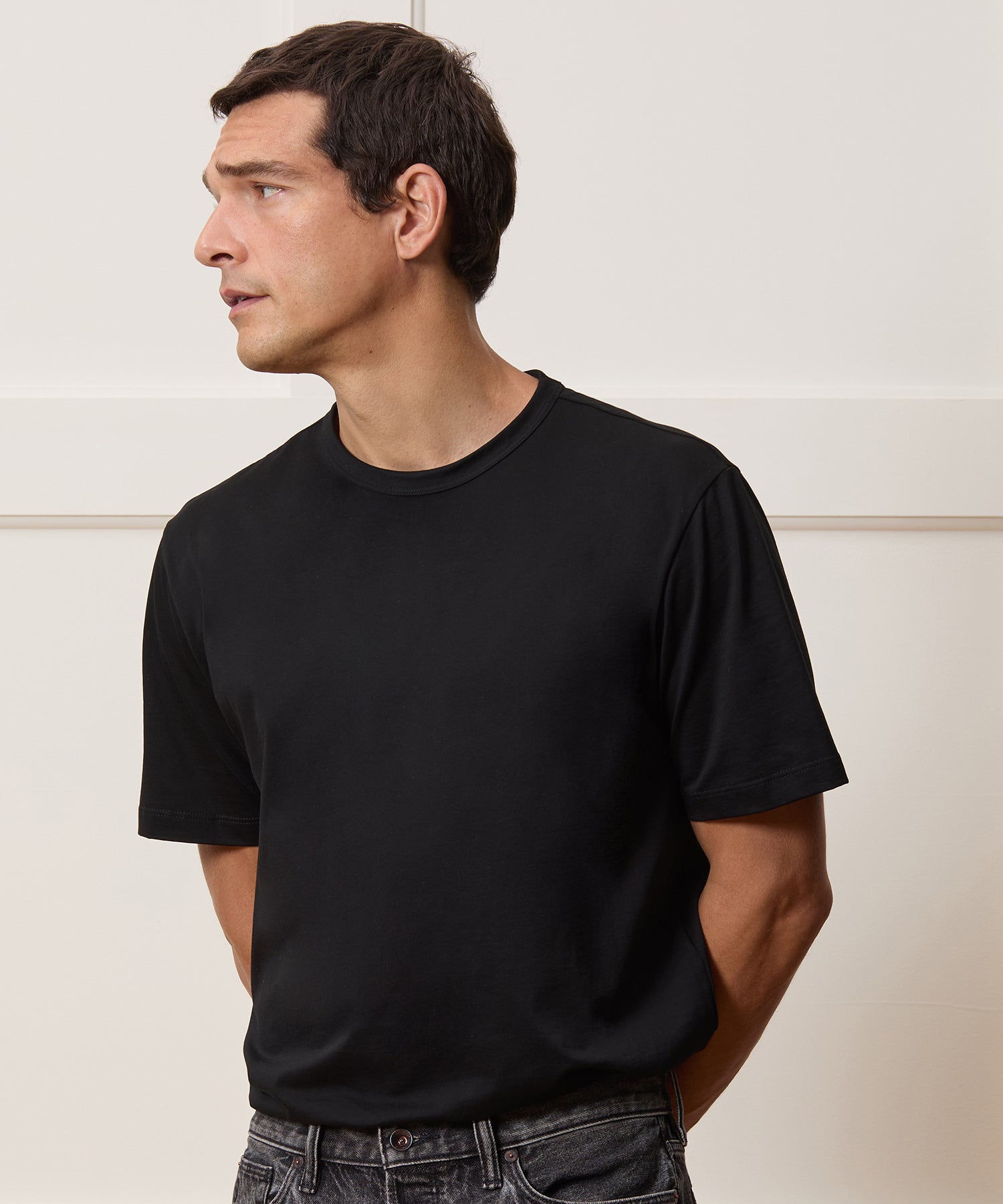Boxy Luxe Jersey Tee