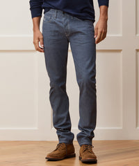Slim Lightweight Japanese Selvedge Jean in Slate Blue