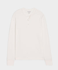 Lightweight Mini Waffle Henley