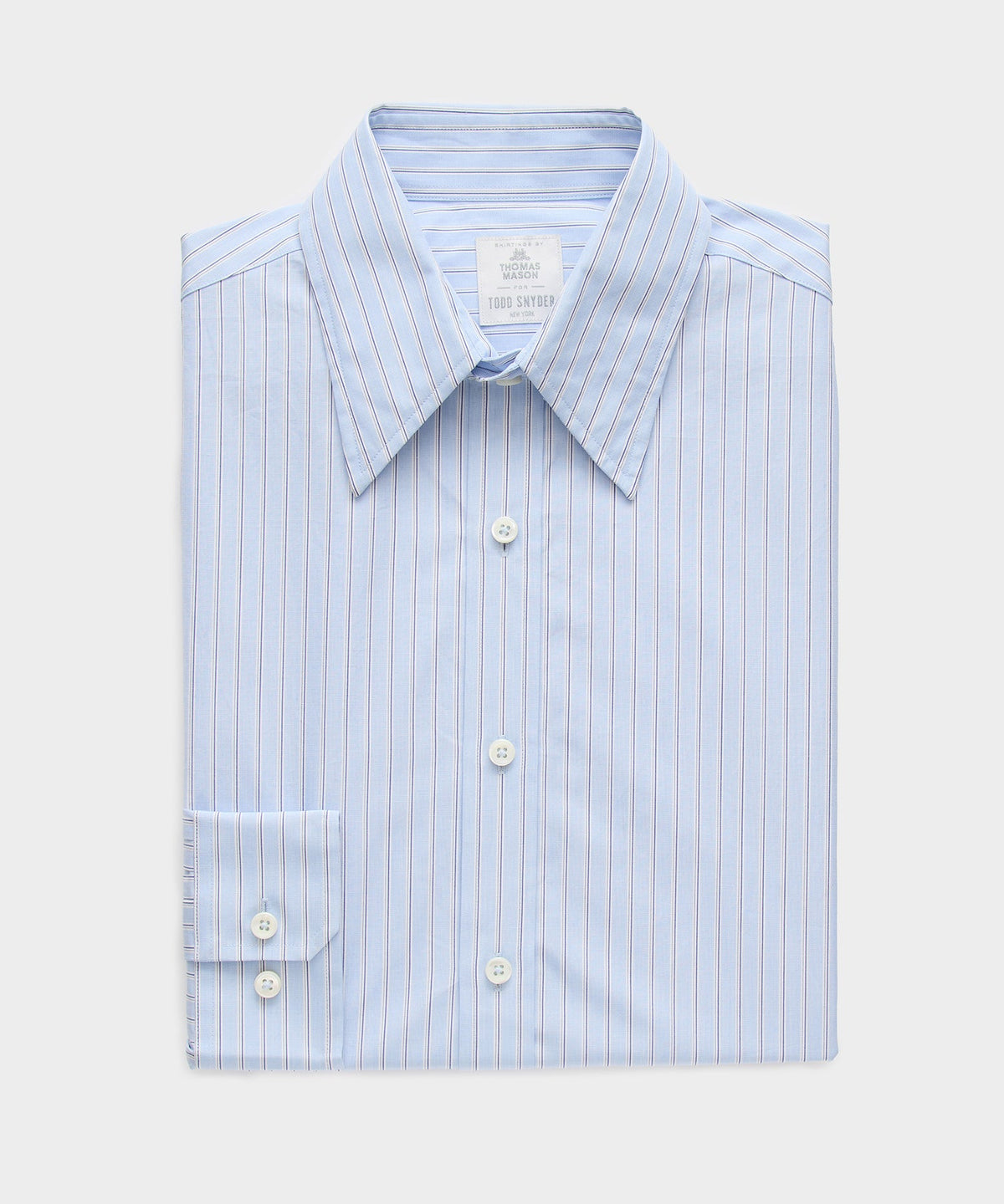 Poplin Long Point Collar Dress Shirt