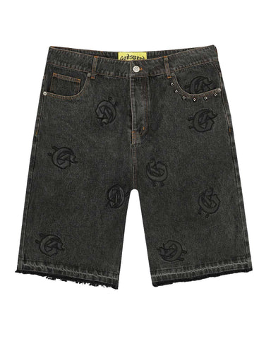 Godspeed Infinity Denim Shorts Black Boom