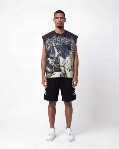 Godspeed The Landing Sleeveless Tee Black