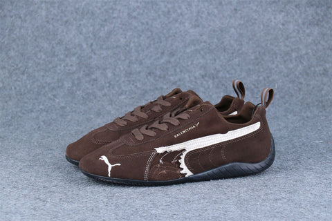 Balenciaga x Puma Speedcat Suede 'Distressed Brown White'