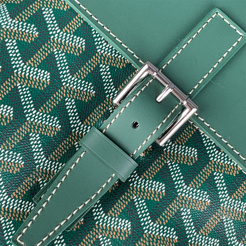 Goyard Alpin Backpack 'Green Goyardine'