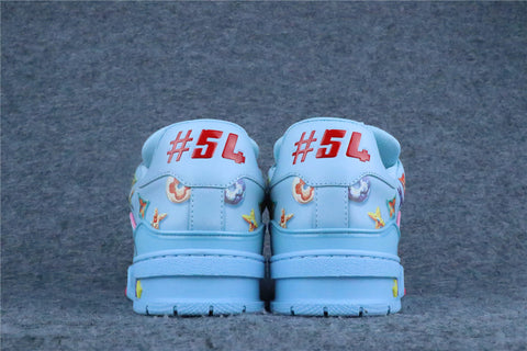 LV Trainer 'Monogram Donuts Blue'