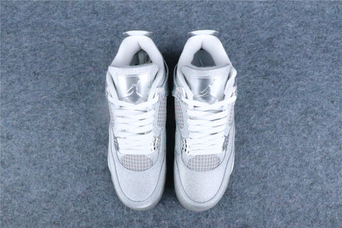 Air Jordan 4 Retro Michael Jackson 'White Glitter Glove'