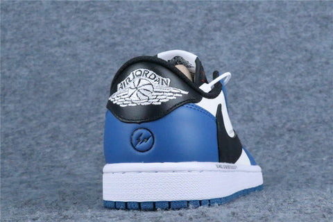Custom Fragment Design x Travis Scott x Air Jordan 1 Low 'Royal Blue'