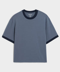 Boxy Jersey Ringer Tee