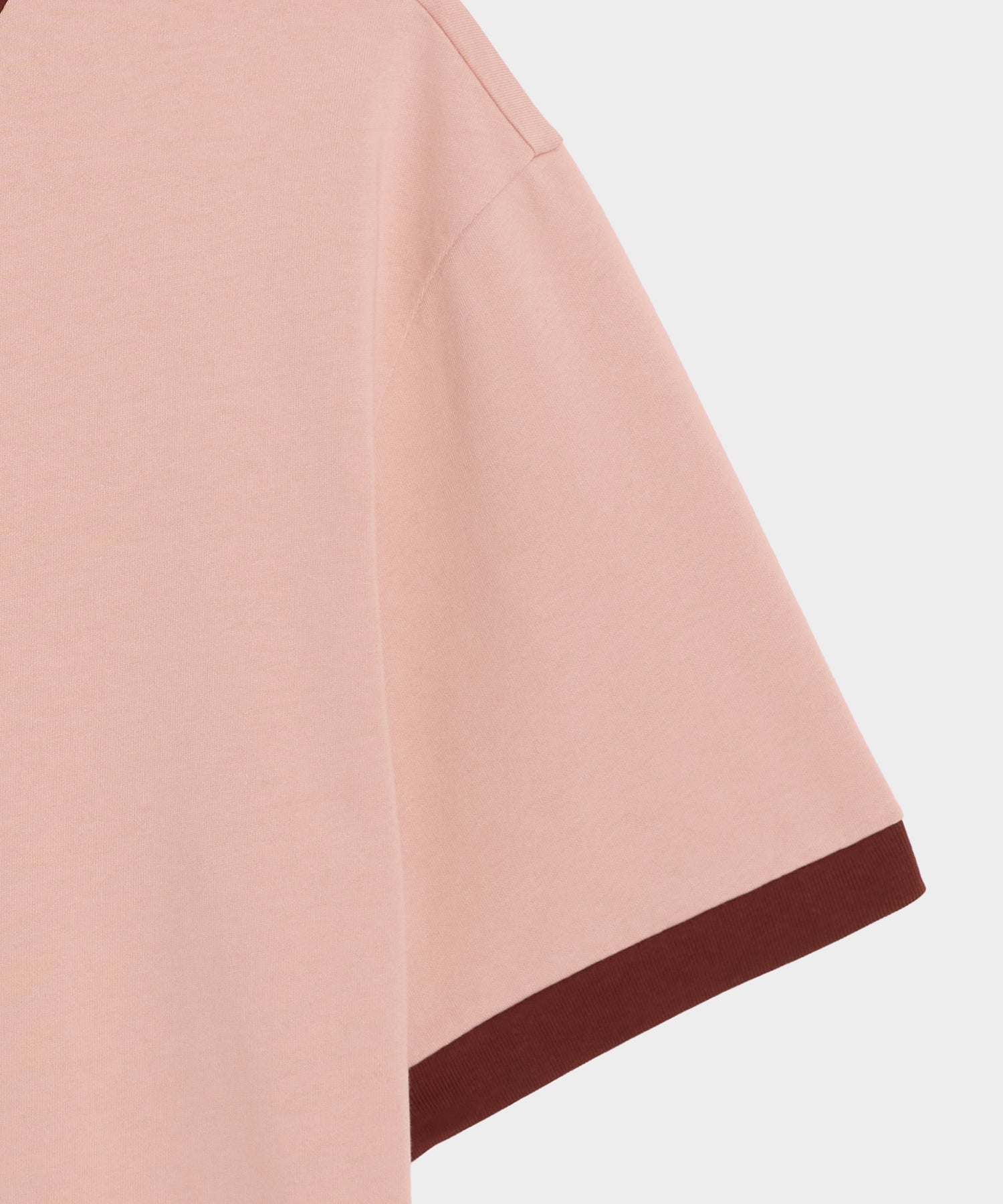 Boxy Jersey Ringer Tee