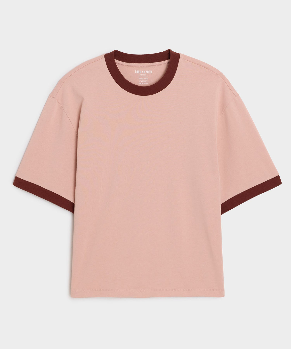 Boxy Jersey Ringer Tee