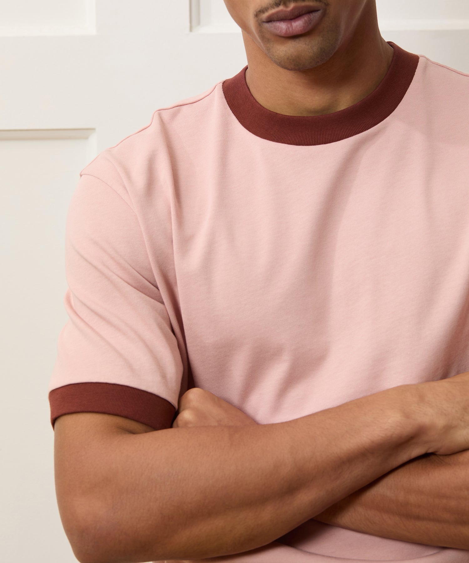Boxy Jersey Ringer Tee