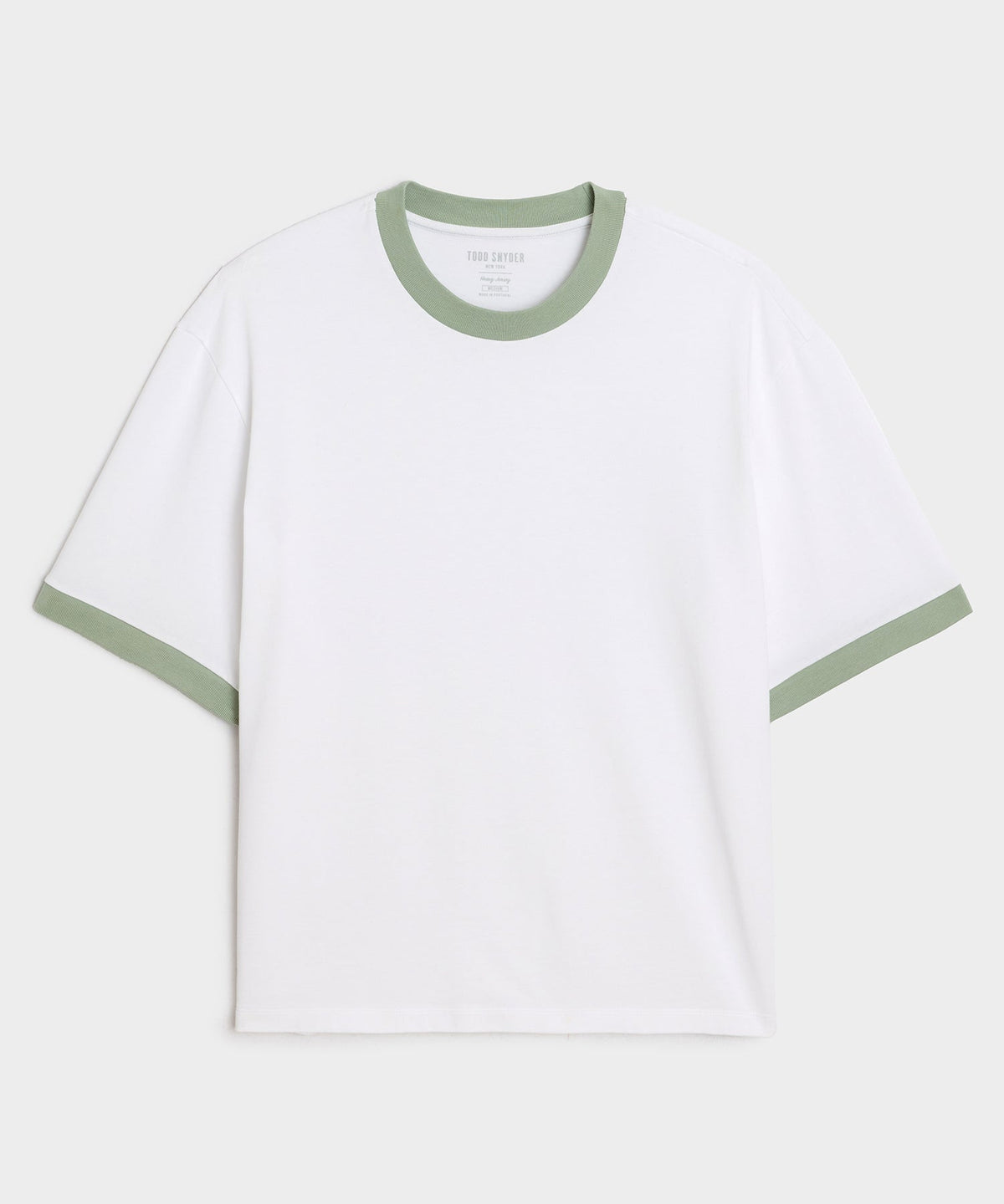 Boxy Jersey Ringer Tee