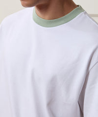 Boxy Jersey Ringer Tee