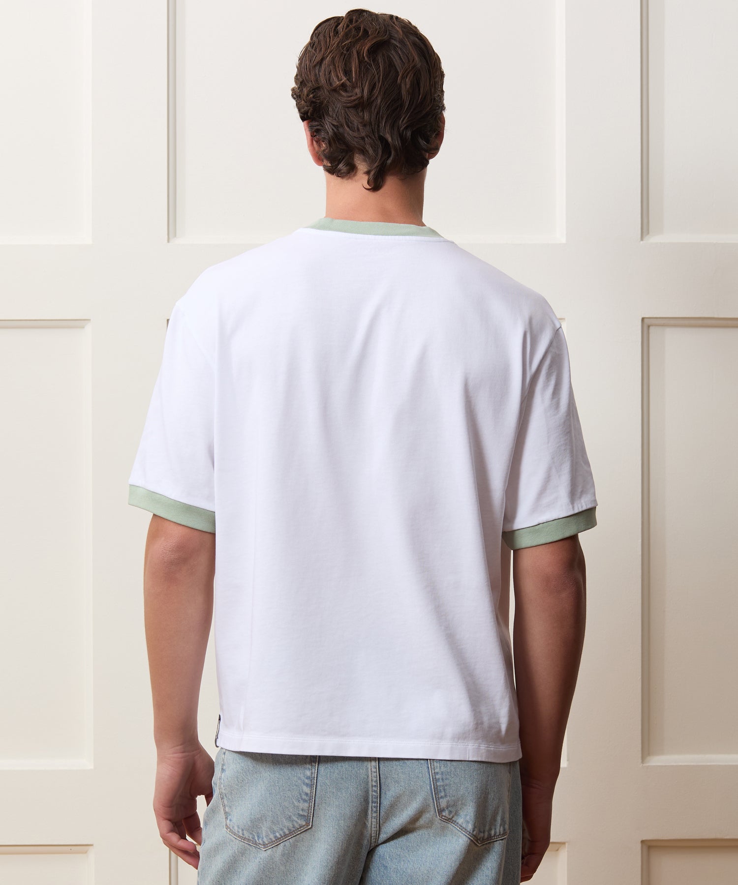 Boxy Jersey Ringer Tee
