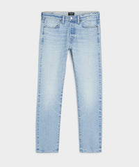 Slim Japanese Selvedge Stretch Jean in Light Indigo