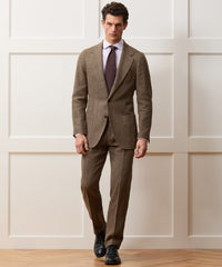 Italian Linen Houndstooth Madison Trouser