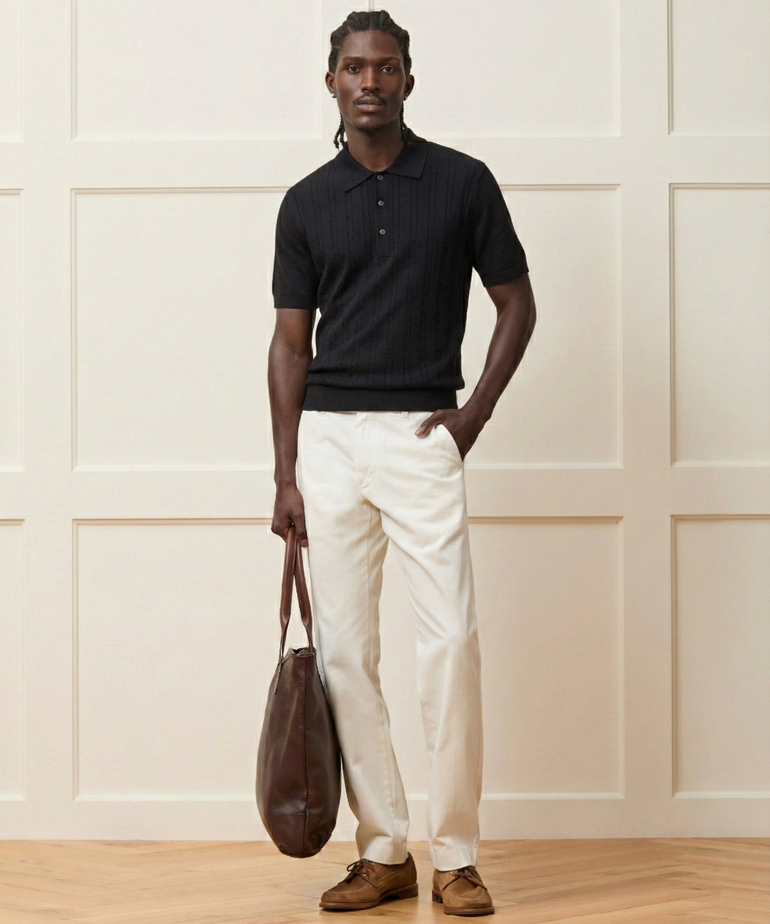 Cotton Cable Polo