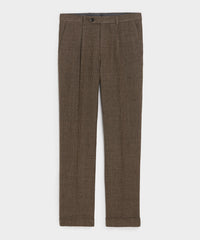 Italian Linen Houndstooth Madison Trouser