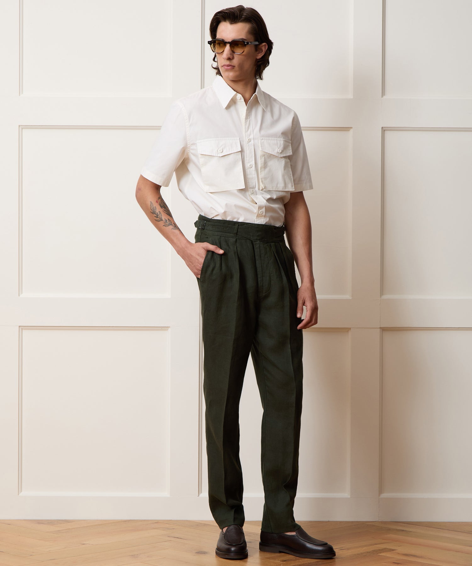 Linen Gurkha Trouser