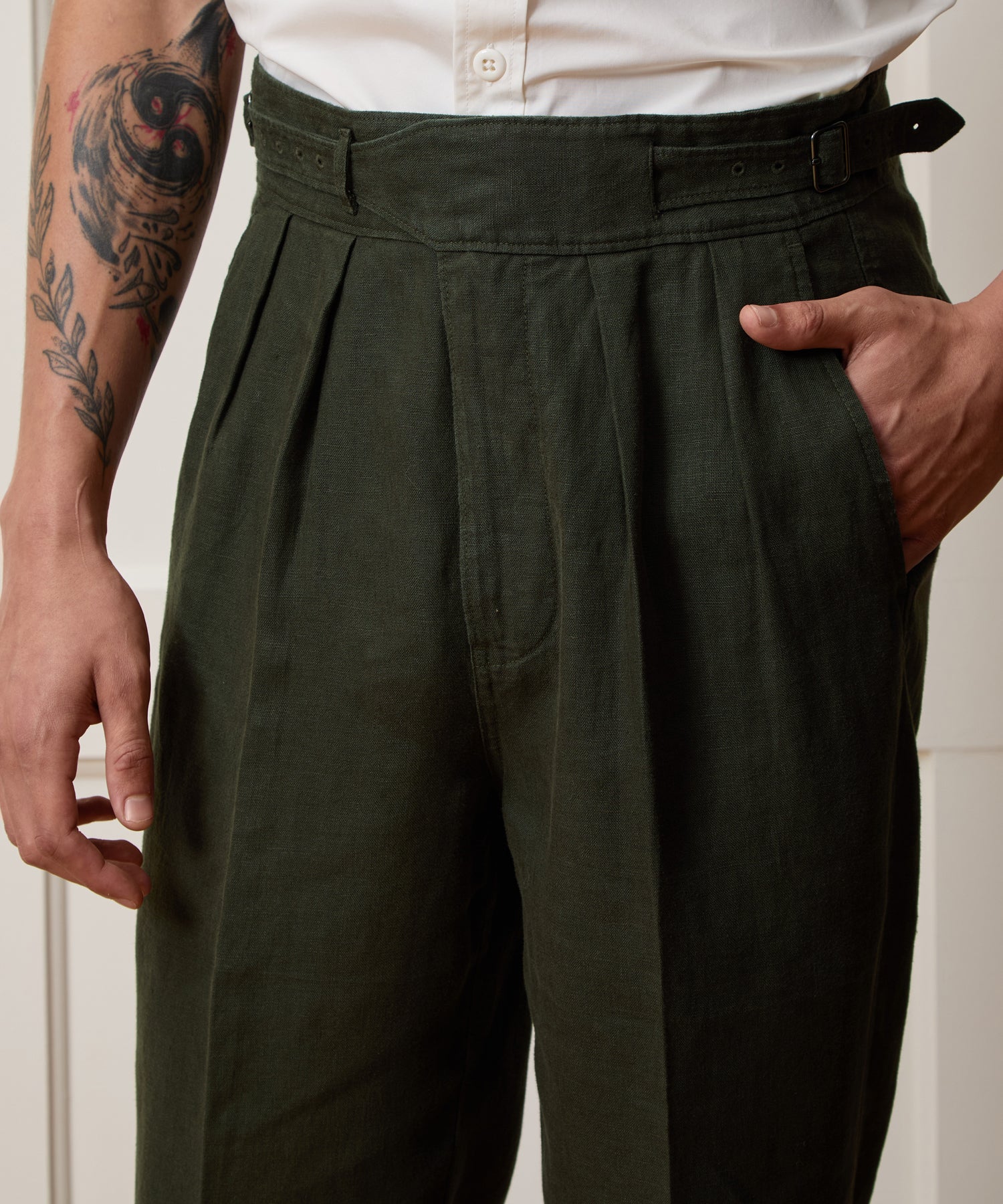 Linen Gurkha Trouser